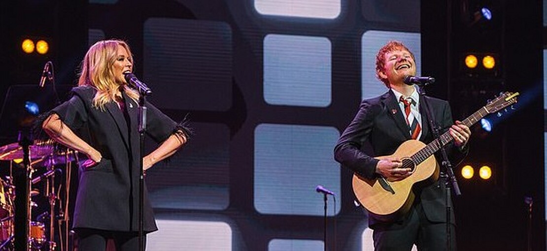 Obrázek k článku Ed Sheeran se na novém albu spojí s Kylie Minogue. Domluvili se na pohřbu