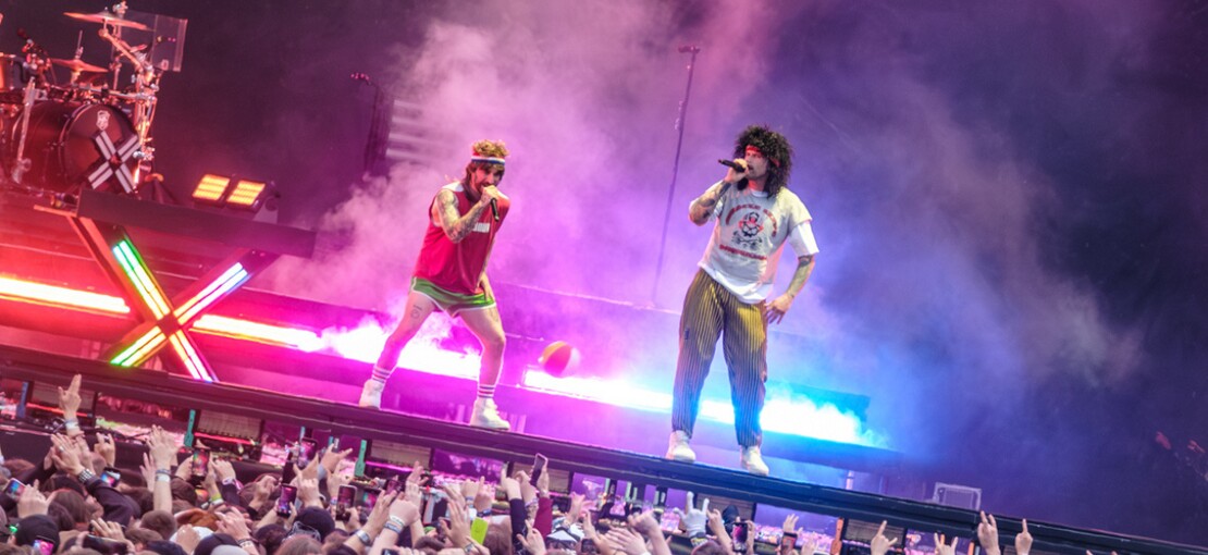Obrázek k článku Blázniví Electric Callboy rozdivočili Rock For People. Je s nimi legrace