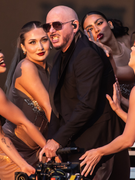 Náhledový obrázek k článku Dvacet dva tisíc plešounů. Pitbull se svými fanoušky vytvořil světový rekord