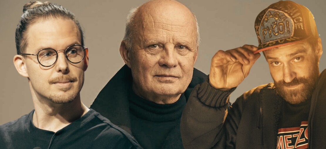 Obrázek k článku Tajemství dobrého textu. Na Headliner půdě protrhnou lásku-pásku Michal Horáček, Petr Soukup a Kato