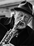 Náhledový obrázek k článku Zemřel Vladimir Pinta. Známému saxofonistovi ze Staroměstského náměstí bylo 91 let